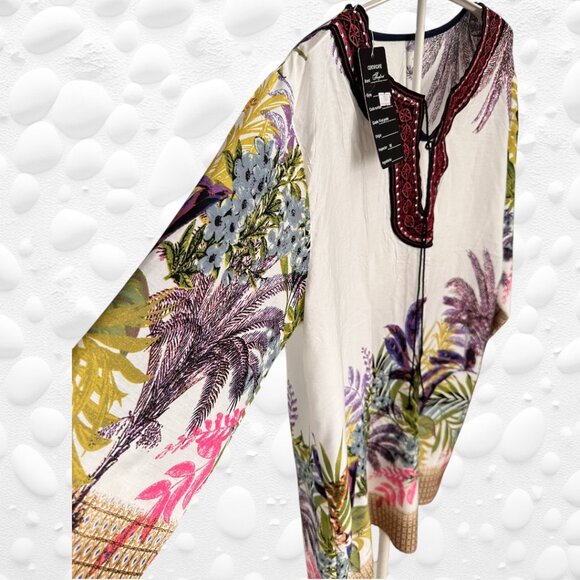 Gorgeous Caftan Style Tunic/Dress - One Size - NWT - Picture 5 of 9